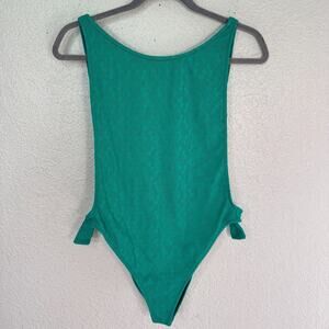 Free People Swimsuit Womens Large Pamela One Piece Boho Cheeky Swimwear FP Beach